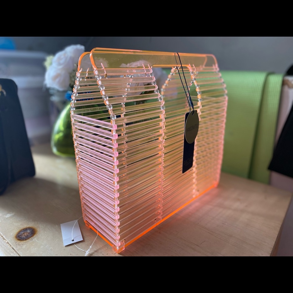 Handmade plexiglass bag